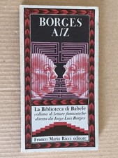 Jorge Luis Borges - A/Z - La biblioteca di Babele Franco Maria Ricci FMR 1985