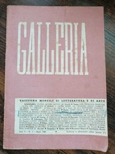 Galleria: rassegna mensile di