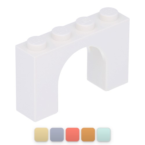 10x mattoncini lego foglio - 10x,