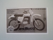 advertising Pubblicità 1977 MOTO ANCILLOTTI 125 CH REGOLARITA'
