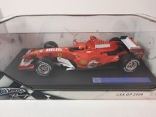 Hot Wheels Ferrari 248 F1 Michael Schumacher USA GP 2006 FULL LIVERY 1/18