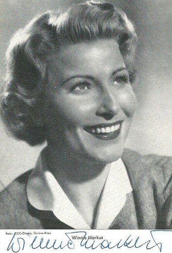 Winnie markus autografo - markus,