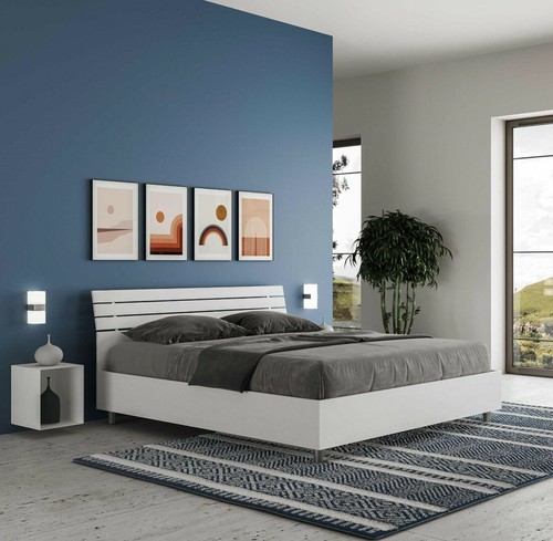 Letto legno ankel 160x190 con - legno,