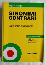 ✅ Sinonimi e contrari