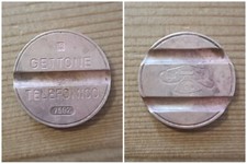 Gettone telefonico in rame n° 7502