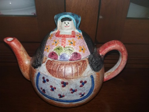 Vintage teiera ceramica - teiera,