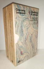 Leopardi zibaldone pensieri - leopardi, di