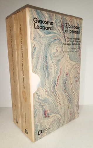 Leopardi zibaldone pensieri - leopardi, di