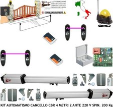 CANCELLO ELETTRICO 4 MT 2 ANTE
