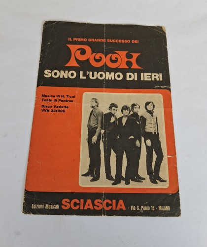 Spartito pooh sono uomo - pooh, l'uomo