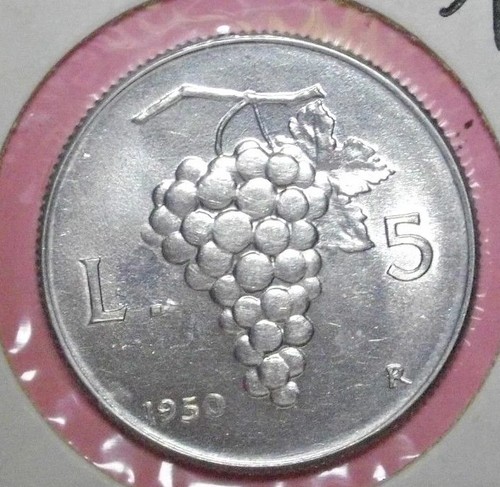 Lire uva 1950 fdc - 5,