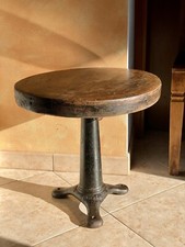 Singer base Tripode con piano in legno Massello Spesso tavolino Artigianale