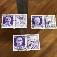 Francobolli Usati  Vittorio Emanuele Poste Italiane  50  Cent. N.3