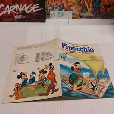 PINOCCHIO E LA BALENA GIGANTE PICCOLO LIBRO D'ARGENTO PRIMA EDIZIONE 1983 IB27