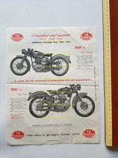Mondial 200 Turismo - 200 Lusso depliant anni 50 originale