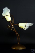 LUME A 2 LUCI FERRO BATTUTO