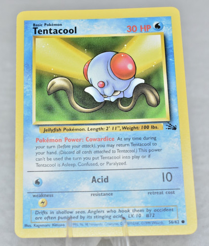 Pokémon tcg tentacool 62 - pokémon,
