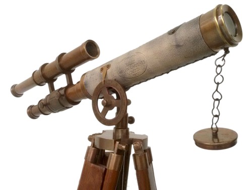 Antico telescopio nautico - , in