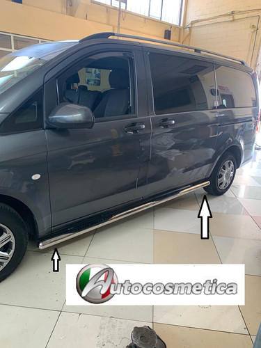 Coppia pedane laterali acciaio