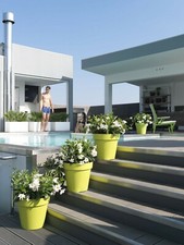 VASO FIORIERA TONDO IN