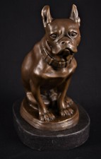 Bronzefigur Hund Bronze Tiere Französischer Bulldog
