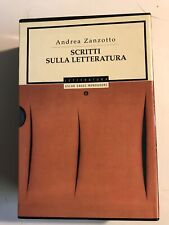 Andrea Zanzotto - Scritti sulla  letteratura - 2 Voll.  - ottime condizioni.