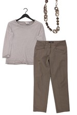 Completo moda donna taglia M con Esprit camicia taglia M e collana