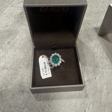 Anello con Smeraldo e Diamanti