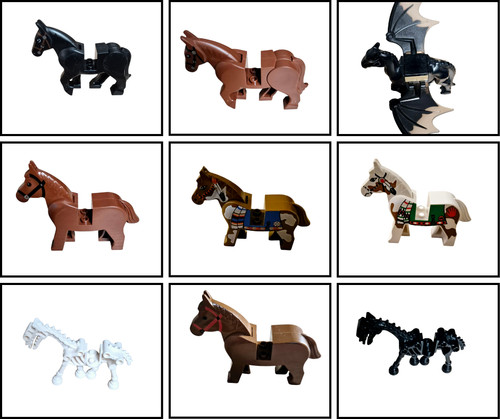Lego cavallo horse - horse, castle