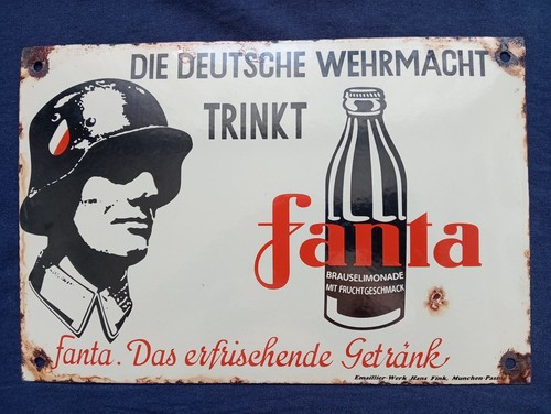 Ww2 insegna fanta smaltata - fanta,