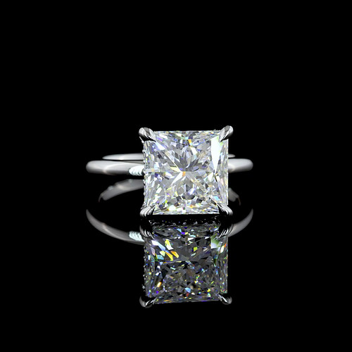 Anello fidanzamento oro - di,