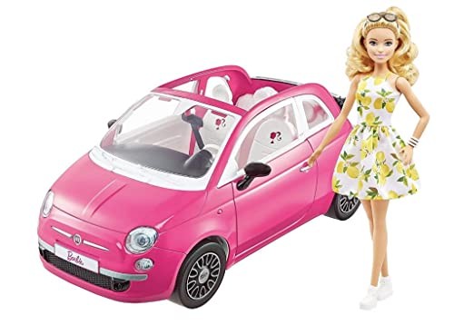 Barbie fiat 500 bambola - barbie,
