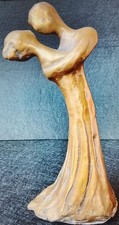 Scultura In Ottone Bronzato Anni 70