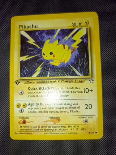 Pikachu neo genesis - pikachu, eng