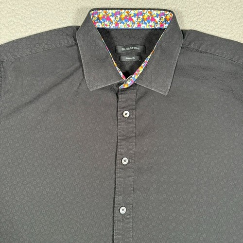 Camicia bugatchi uomo - xl, nera