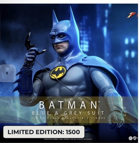 Hot toys batman tuta - toys, blu