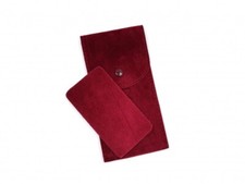 Pochette Orologi Floccata Colore Bordeaux monoposto watch box Antigraffio