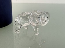 Statua Swarovski 674587 elefante bambino cucciolo 6 cm confezione originale c...