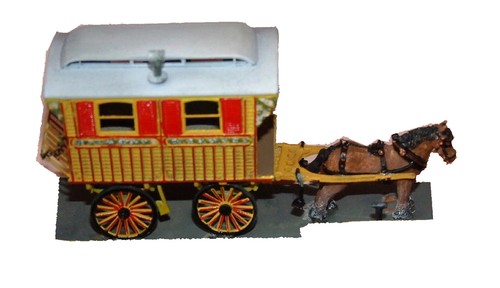 Burton horse drawn - horse, van