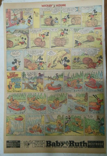 Topolino plutone sunday page - topolino,
