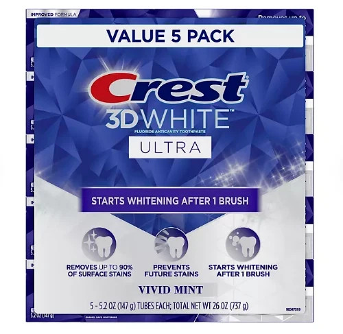 Crest white dentifricio - 3d,