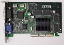 Scheda grafica ELSA Erazor III ViVo AGP (nvidia Riva TNT2, 32MB, retrò, 1999)