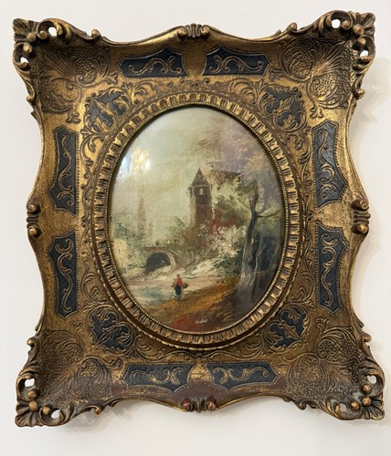Antico quadro con - quadro, dipinto