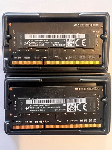 Micron ddr3l - 8, gb