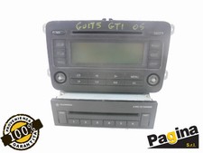AUTORADIO ORIGINALE LETTORE CD + CARICATORE 6 CD GOLF 5 (2003-2009)