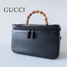 GUCCI Vanity Bag Nero Pelle