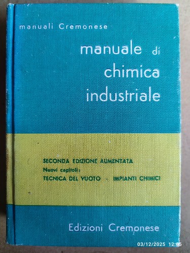 Manuale chimica industriale - di,