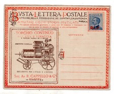 Regionale B1 "Torchio Continuo" - B.L.P affrancata con Cent. 25 n. 3