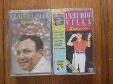 Lotto CLAUDIO VILLA Granada, Stornella - 2 Audio Cassette, Musicassette