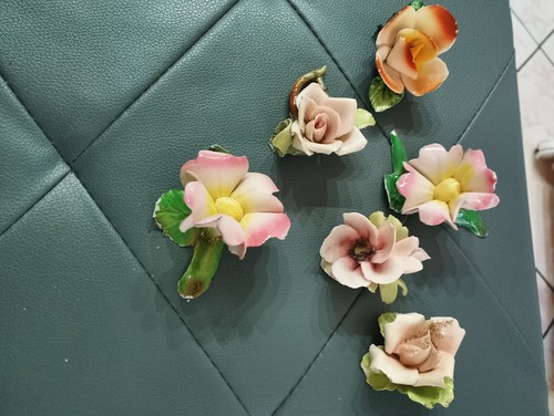 Lotto fiori ceramica - 6,